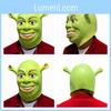 Máscara do Shrek - Acessório de Fantasia com Elástico que se Ajusta a Todos os Formatos de Cabeça para Cosplay de Halloween