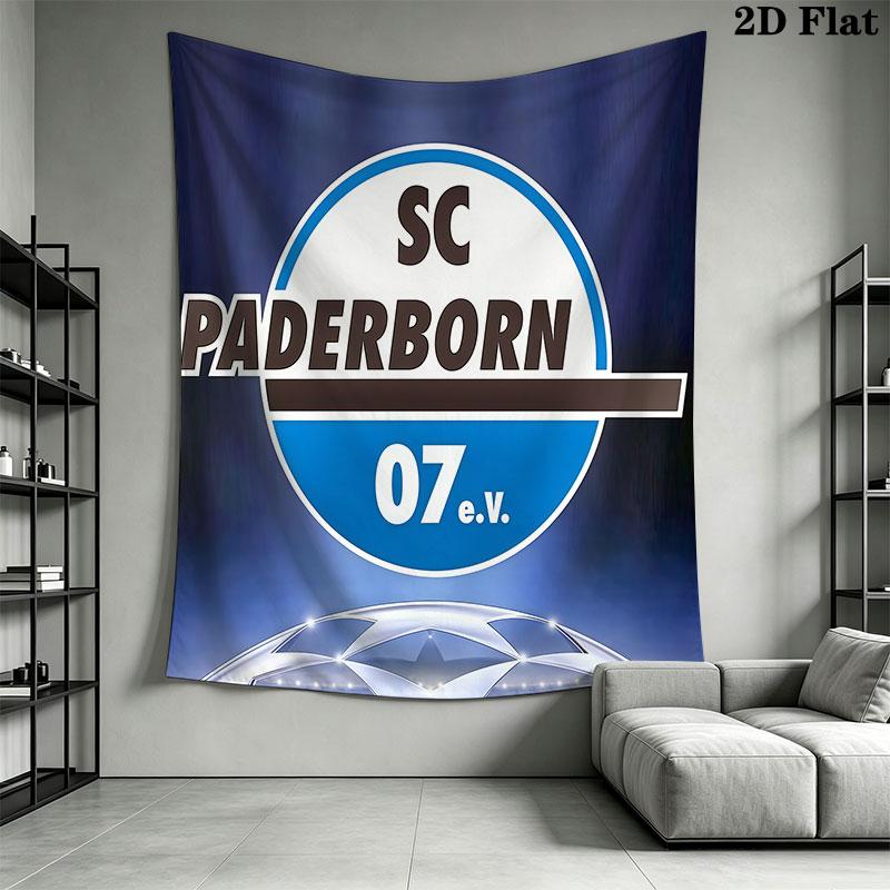 Paderborn Logo Wall Hanging Printed Fabric Blanket Decorative Tapestries for Bedroom Living Room Home Decor
