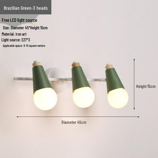 Modern Nordic Wall Lamp: Stylish Lighting for Bedroom, Living Room, Bar, or Staircase