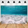 Fundal Realist cu Lumina Soarelui Subacvatic Ocean Albastru Profund Design Fundal pentru Studio Fotografie Portrete Copii Mici