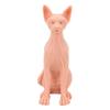 Hairless Cat Model Silicone Cat Model Soft Odourless Ornaments Decoration Simulated Sphynx Cat