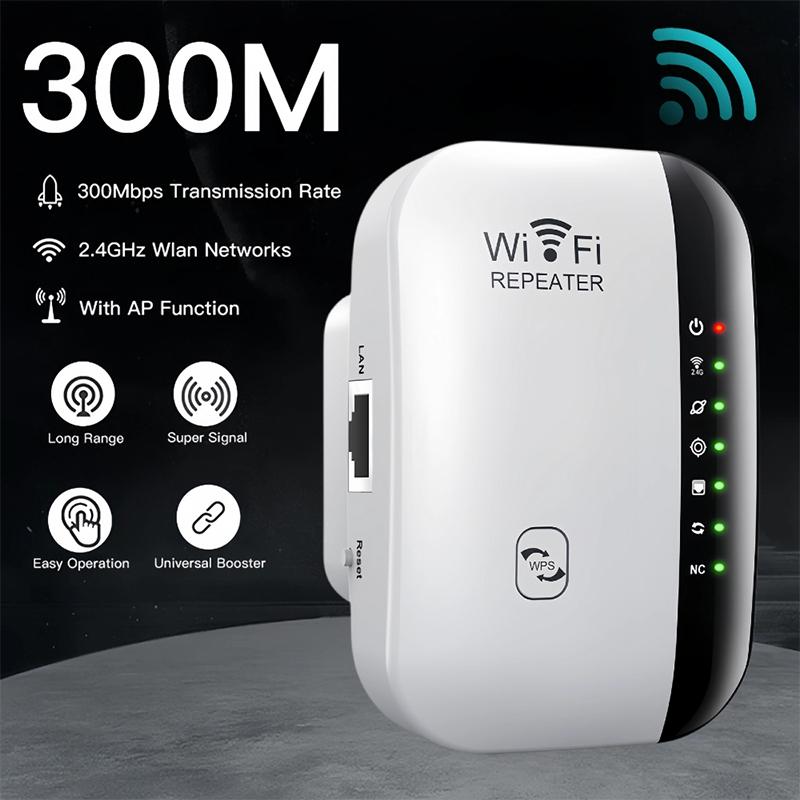 300Mbps Wireless Wifi Repeater 2.4G Router Wifi Range Extender Wi-Fi Signal Amplifier 802.11N Network Card Adapter For Pc