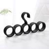 Multi-Functional Tie and Scarf Storage Rack with Hooks for Belts and Stockings