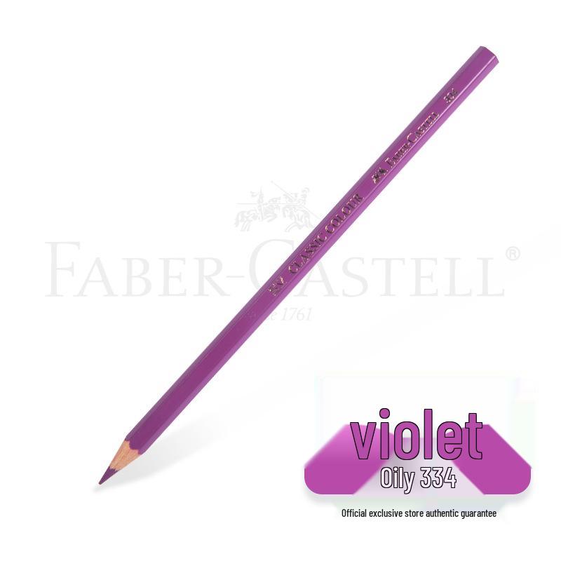 Faber-Castell Art Oil-Based Colored Pencils Set - Red, White, Black, and 60 Single and Complementary Colors.