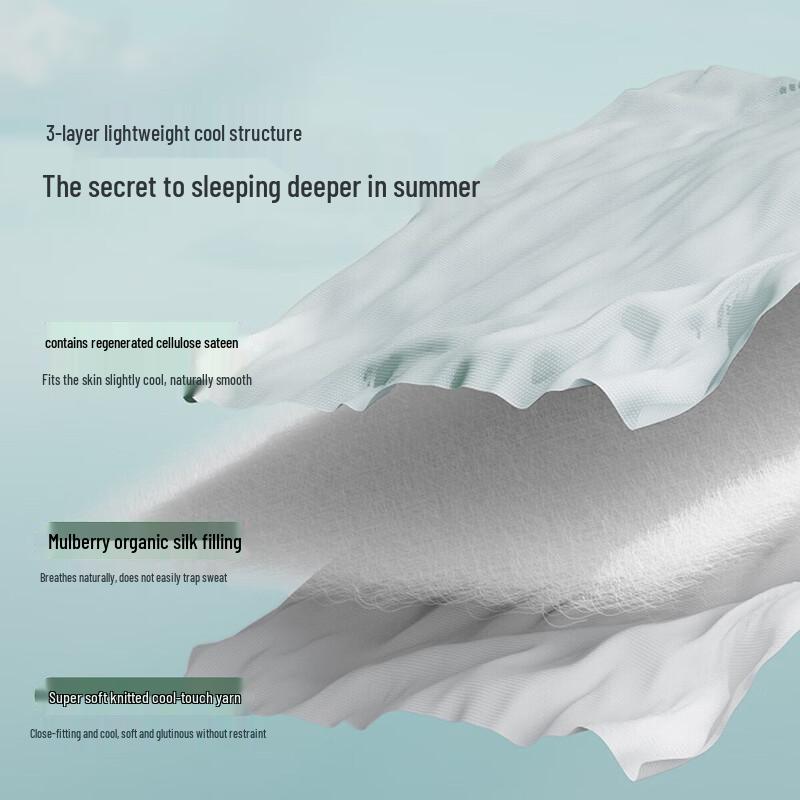 Mercury Home Textiles Seidenkühlbettdecke