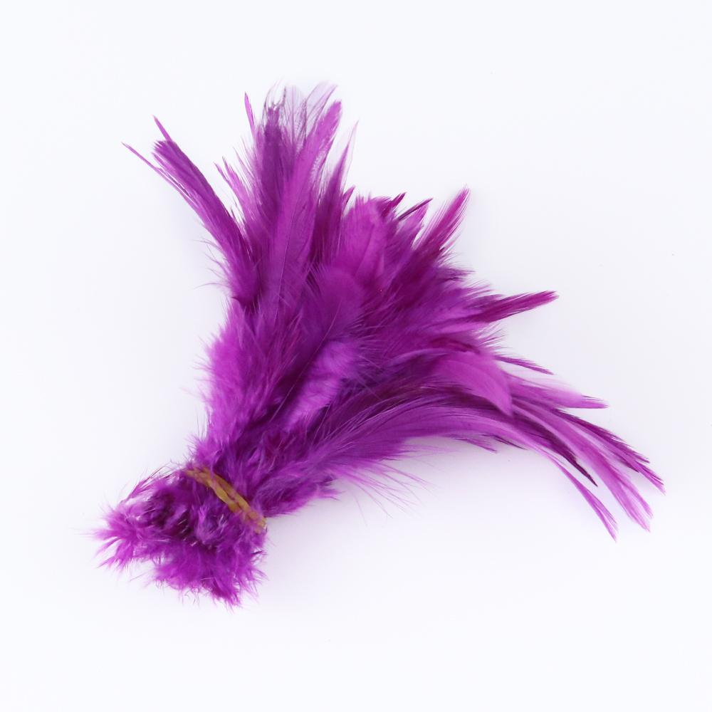 100pcs Natural Rooster Feathers 10-15cm Pheasant Feather for Crafts Fly Fish Plume Decoration Diy Sewing Accessory