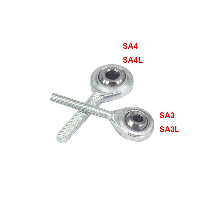 3mm-16mm Kugelgelenkkopf Gelenklager Rechts- oder Linksgewinde Außengewinde Kugellager SA3-SA16 SAL3-SAL16