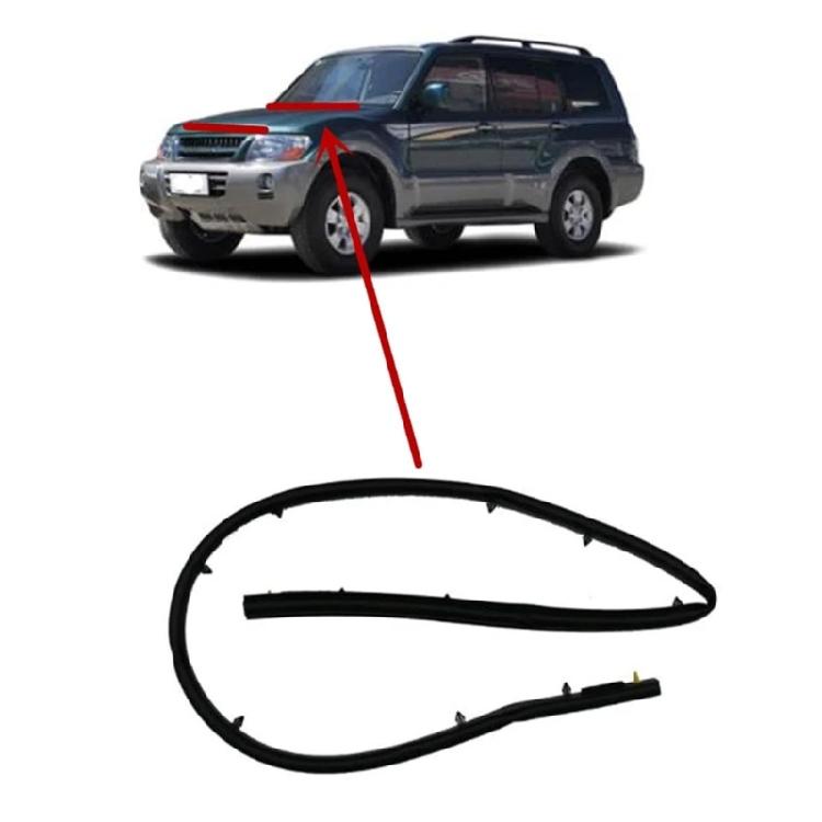 Strisce Sigillanti Flessibili per Cofano Auto Montaggio Diretto Gomma Resistente Agli Intemperie Riduzione Rumore per V93 V97 V98 V95 5902A054
