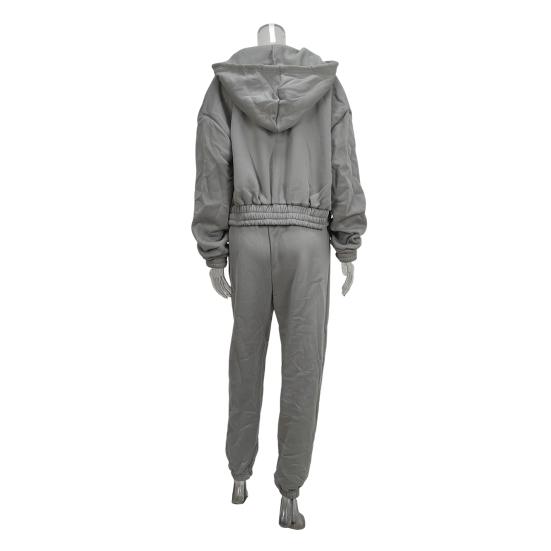 3 Piece Sweatsuits Set for Women Fleece Zip Up Hoodie Sweatshirt Tank Top Jogger Sweatpants Set Fall Casual Tracksuit Outfits