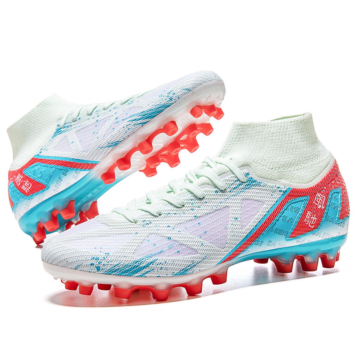 

Artificial Turf Men s Soccer Shoes, Long Nail Outdoor Sports Shoes, Wear-resistant and Anti Slip 45