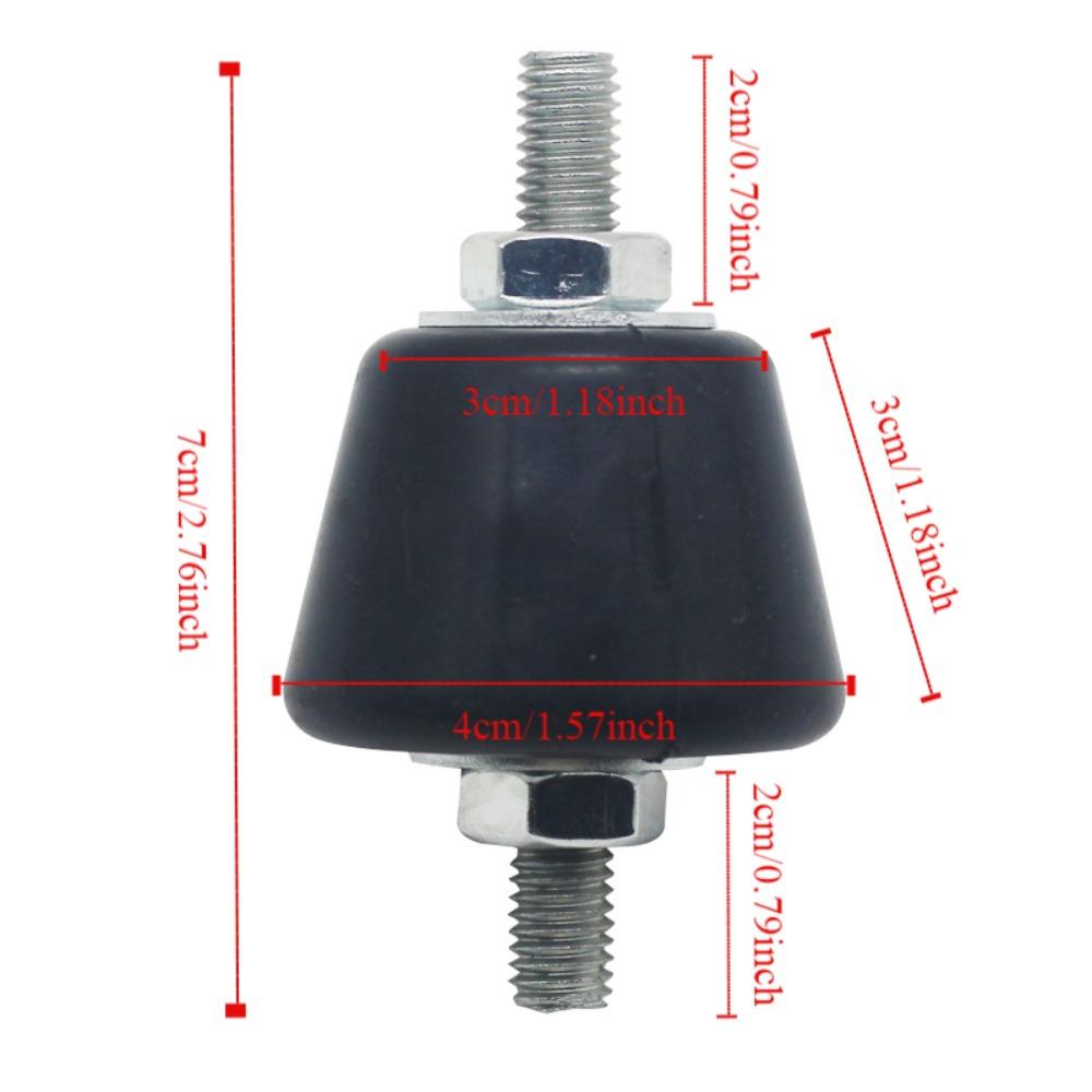 4Pcs Cushion Anti Vibration Rubber Mount Damper Air Conditioner Bracket Shock Pad Cushion  Roofs