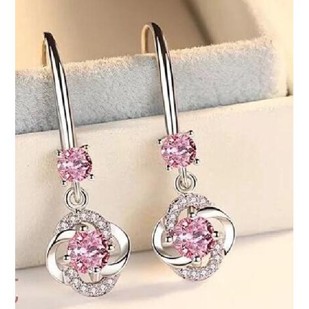 925 Sterling Silver Stud Earrings AAA Zircon For Women High Quality Exquisite Student Girlfriend Jewelry Accessories Heart GiftGood Product