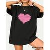 Summer Womens T-shirt Cotton Printing Casual Short Sleeve Outdoor Sports Jogging Woman Clothing Streetwear Tees
