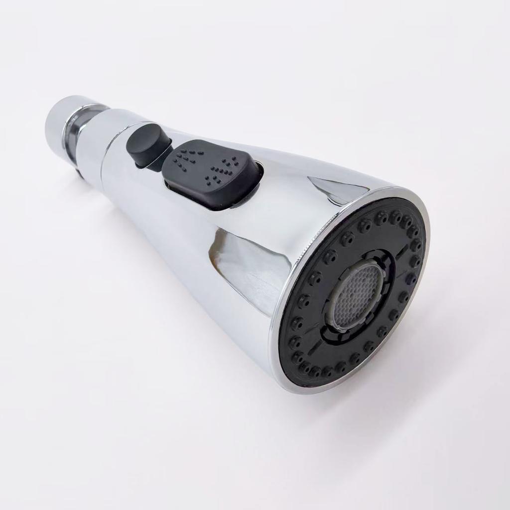 1PC Kitchen Double Knife Scraping Faucet Extender Universal Connector Shower, Vegetable Basin Universal Sleeve Universal Anti-splash Water