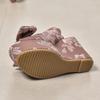 Fashion Slope Heel Sandals Female 2025 Summer New Bow Embroidery High-heeled Fish Mouth Shoes Thick Bottom Fashion Versatile Women Shoes
