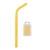 Reusable Drinkware Barware Cleaning Brush Silicone Straws Bar Accessories Foldable Drinking Straw