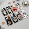 Lustige Süße Katze Handyhülle Für iPhone 16,15,14,13,12,17,Pro,MAX weiß Matt Stoßfeste Hülle