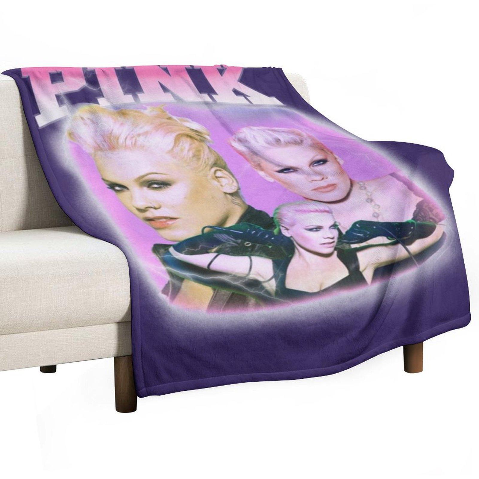Pink 138 Throw Blanket Luxury Throw Beautifuls funny gift Tourist Blankets 30x40in
