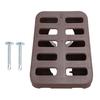 Lawn Grate Yard Drain Angled Robust PP Heavy Duty Mitered Drainage Grate for 3/4 Inch Interface