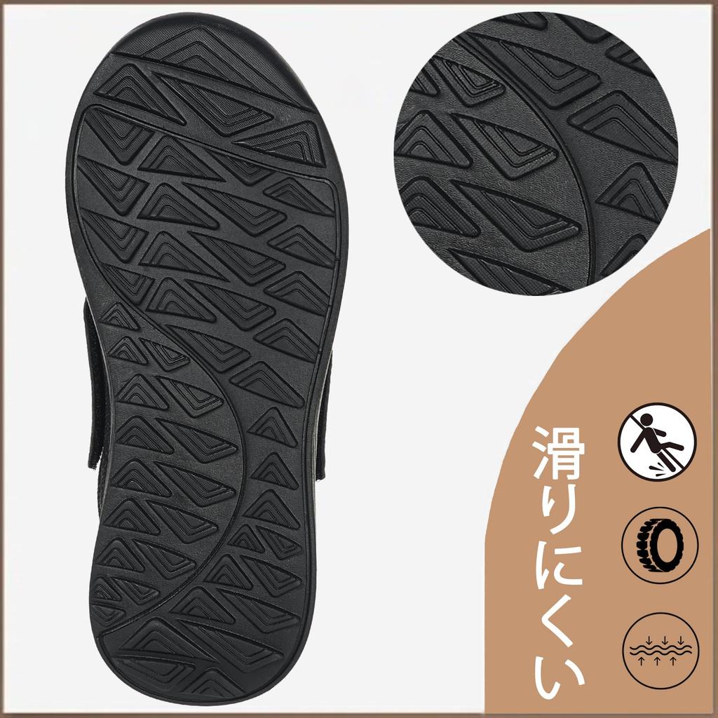 [ZUSERIS] Nursing Shoes, Care Shoes, Rehabilitation Shoes, Women's and Men's, Non-slip, Lightweight Sneakers, Easy to Wear, Wide Fit, Velcro Closure