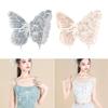 Exquisites Embroidered Butterfly Appliques Fashion Meshes Styles Patches for Fashionists and Custom Clothing