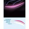 1 Pair Reflective Car Headlight Eyebrow Stickers