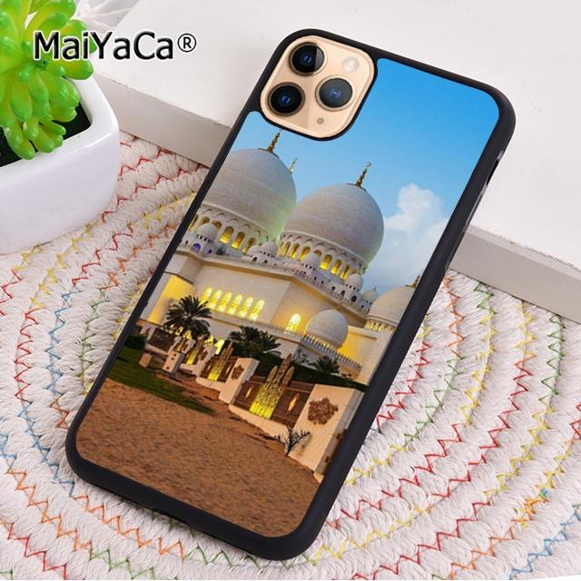 Muslim Mosque Building Colourful Style Phone Case For iPhone 17 Air 16 pro max 15 14 plus 12 13 Shell Cover coque