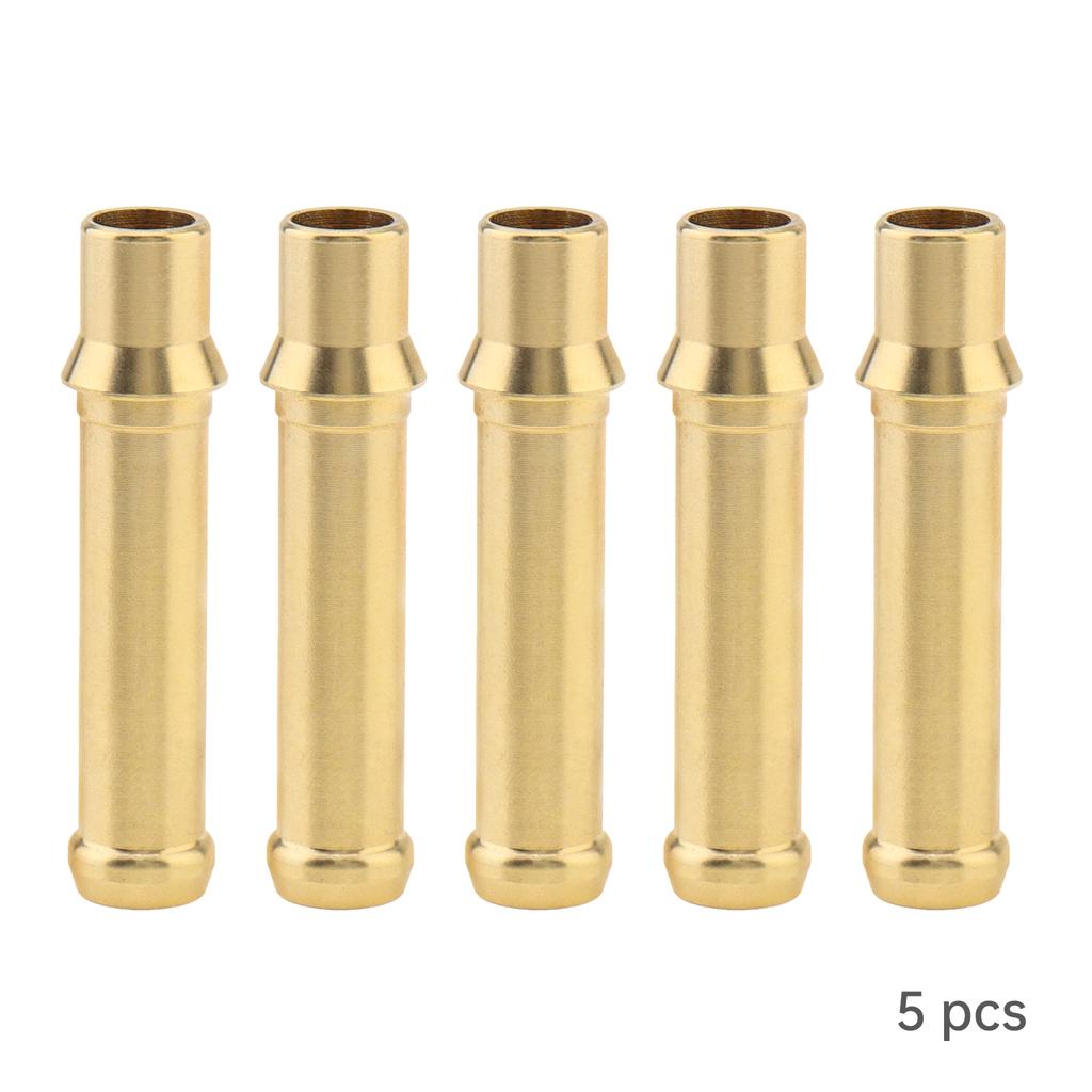 5pcs Heavy Duty Push Connector Transmission Flush Kit Brass Cooler Line Fittings with Clamps Fit for Vehicles 1996-2024 Models