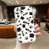 UP20 Cat Kitten Meow Transparent Phone Case for Samsung Galaxy A04 A04S A14 A23 A34 A54 M23 M33 M52 M53