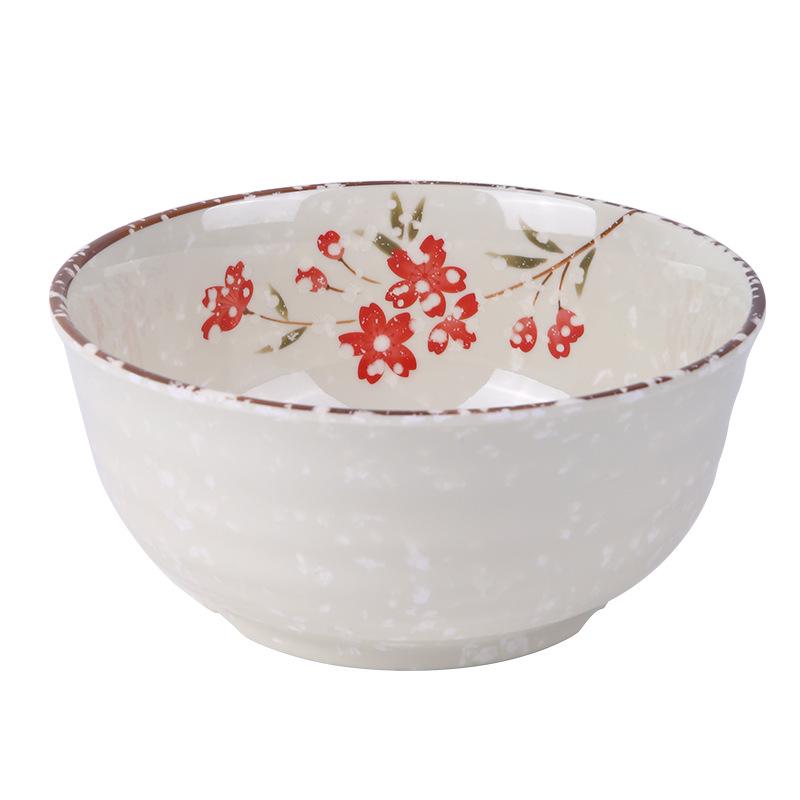 Sakura Love Melamine Tableware: Drop-Resistant Cherry Blossom Design for Catering