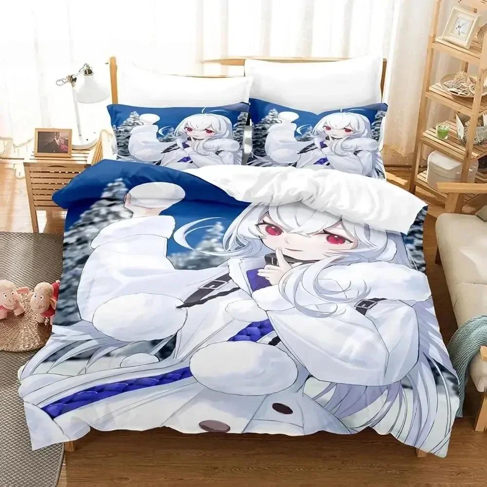 - Azur Lane 3D Bedding Set Single Twin Full Queen King Size Bed Set Adult Kid Bedroom Duvetcover Sets Bed Sheet Set