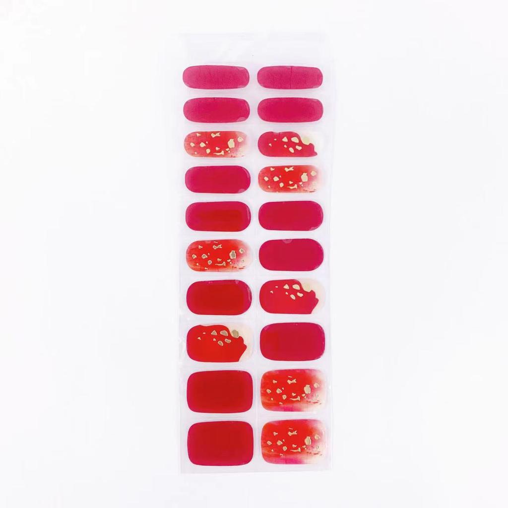 Phototherapy Semi-baked Nail Stickers Semi-cured Gel Manicure Stickers