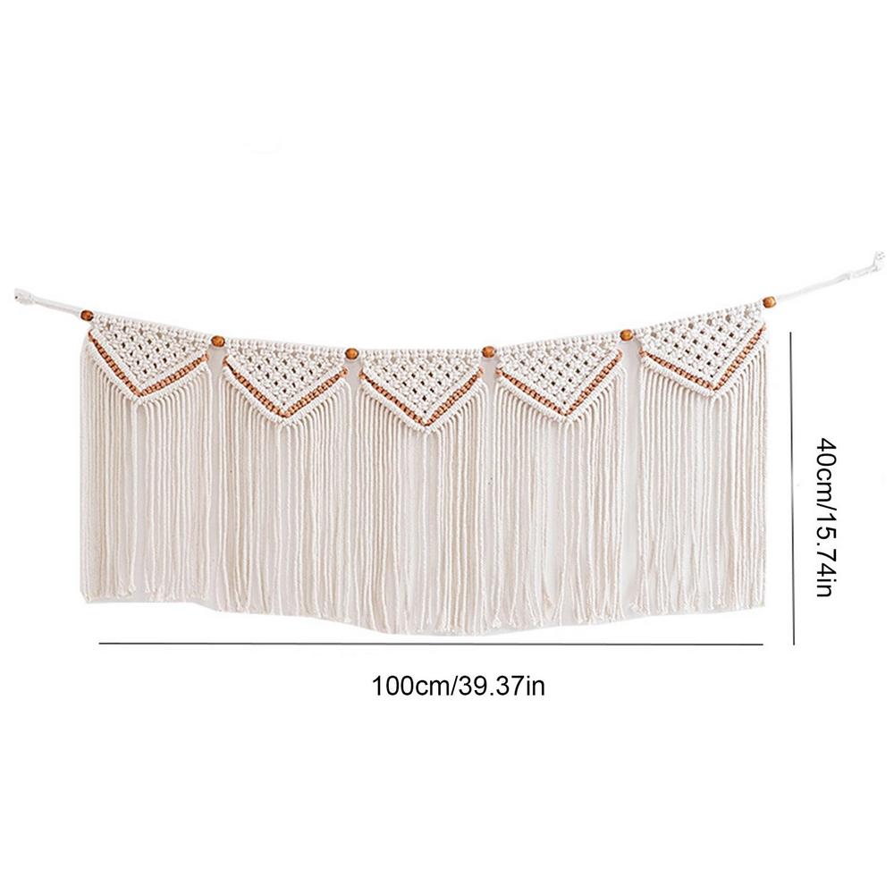 

Большое макраме на стену Широкий богемный настенный декор макраме Искусство Шикарное плетеное украшение Макраме Украшение для спальни и гостиной