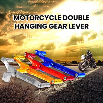 Pedal de mudança de marcha para motocicleta, 2 vias, liga de alumínio, universal, apoio para os pés, alavanca de mudança de marcha, substituição, acessórios de modificação de dirt bike