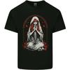 Fantasy Anime Girl Praying With Skulls & Roses Kids T-Shirt Childrens