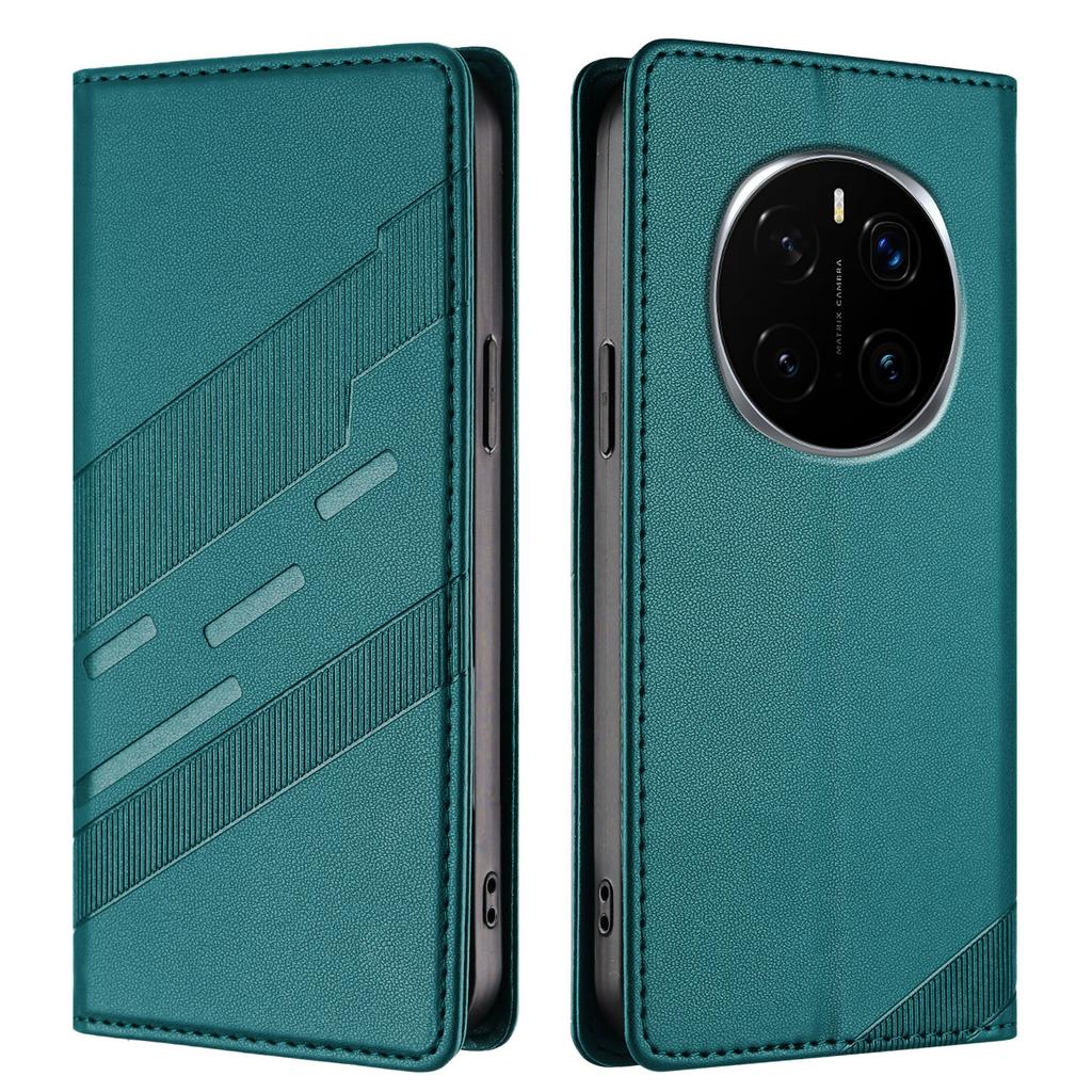 For Honor Magic7 5G Phone Cases Punk Style Imprinted Wallet Stand Leather Cover