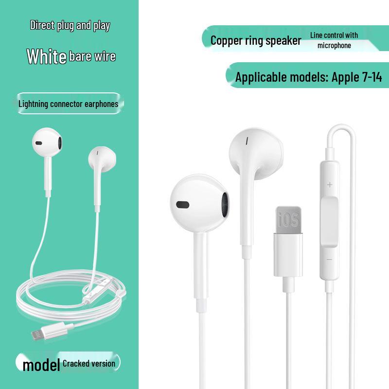 Apple Kabelgebundene Kopfhörerkabel für iPhone 14/15/16/17 mit In-Ear Gaming-Steuerung