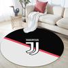 Juventus Football Club4 Round Area Rug,Carpet Rug for Living Room Bedroom Sofa Playroom Decor,Non-slip Floor Mat