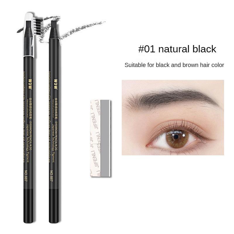 Crayon à sourcils fileté pour tatouage, imperméable, résistant à la sueur, anti-taches, naturel et lisse, ne se décolore pas, maquillage