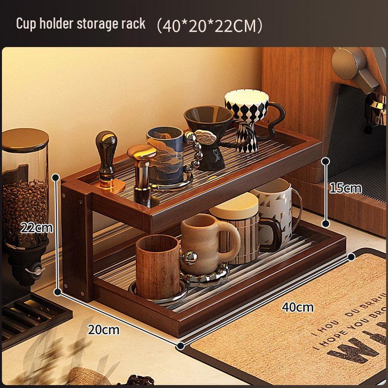 Xiyin Multi-layer Acrylic Cup Holder & Storage Rack for Countertops and Dining Tables