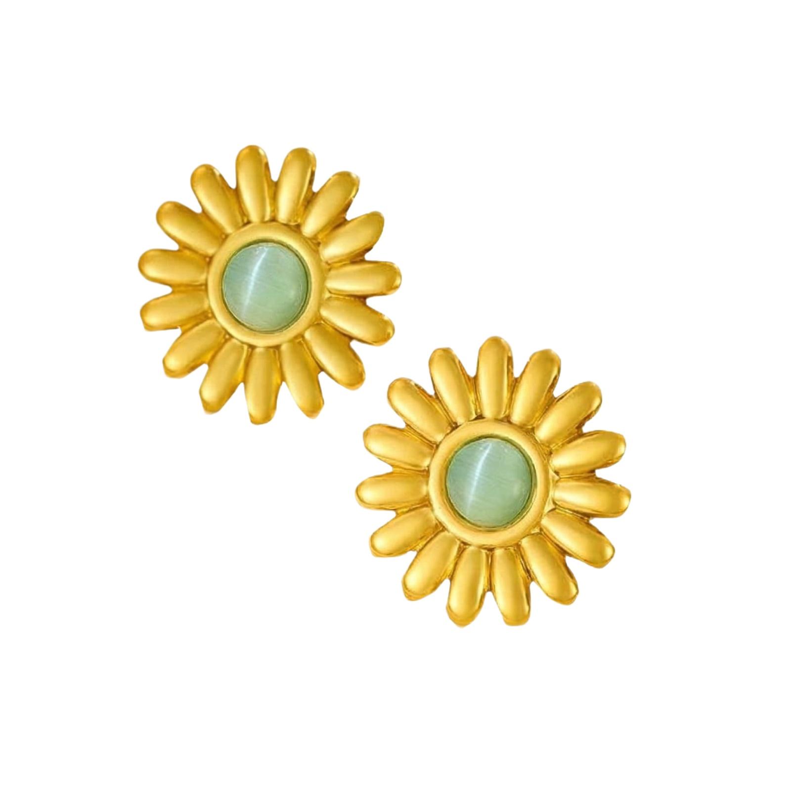 

Stainless Steel Earrings for Women Vintage Luxury Stylish Titanium Steel Jewelry one size