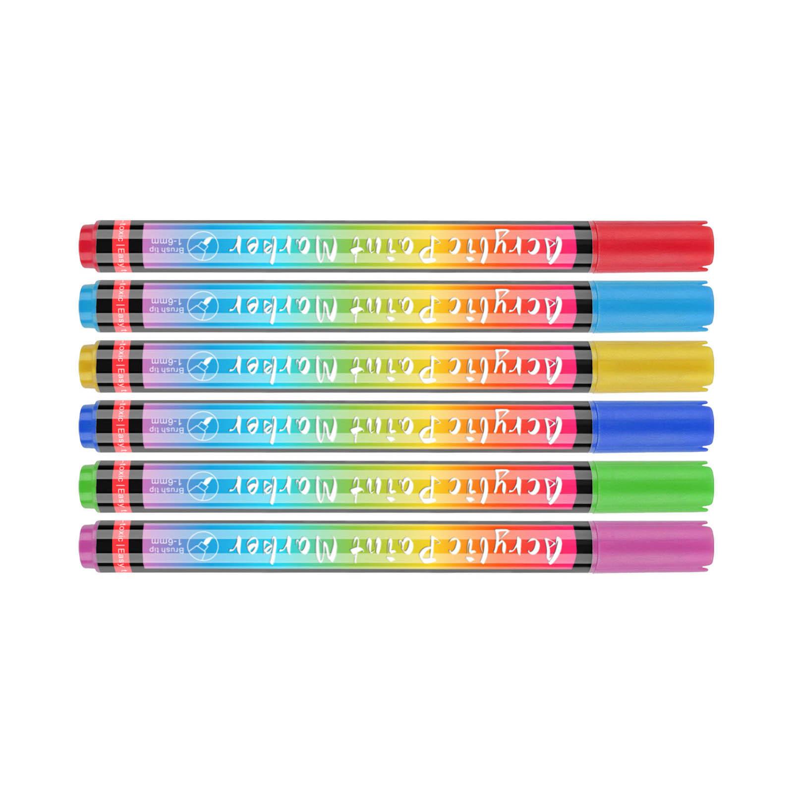 

6 шт. Ручки для лака для ногтей для домашних животных, быстросохнущие, безопасные, без запаха, для стильного нейл-арта для собак, для дома и салонов для домашних животных C