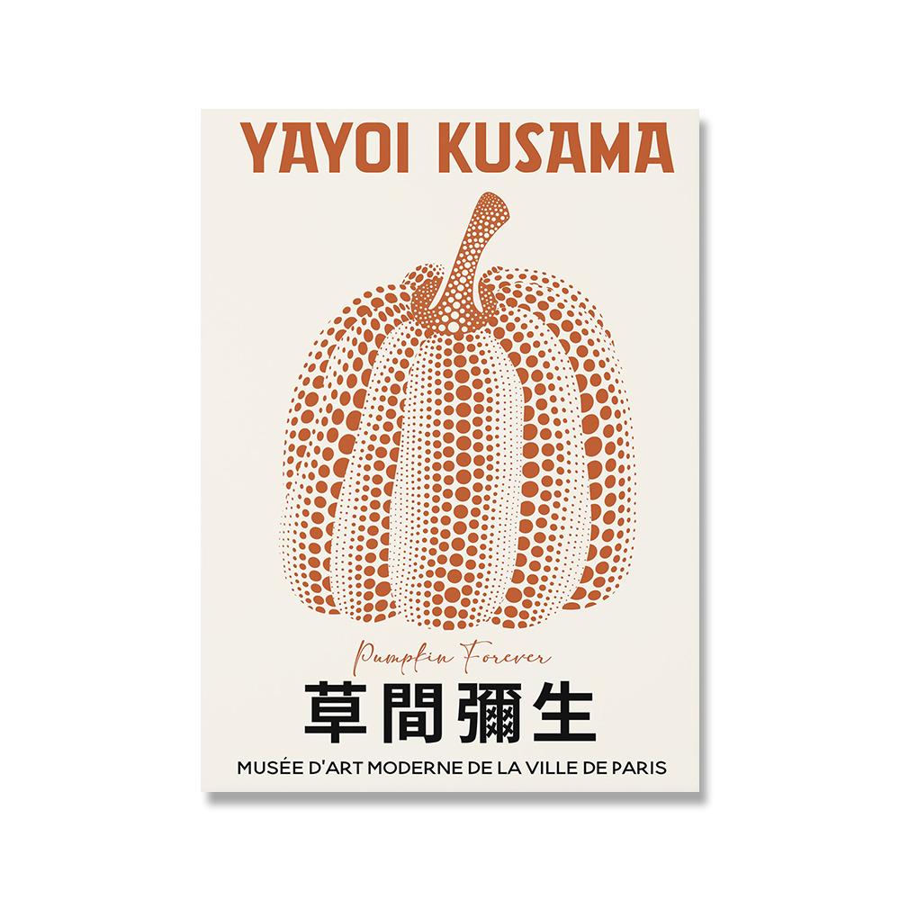 

Яёи Кусама выставочные плакаты и принты современные японские настенные художественные картины музей холст живопись для гостиной домашний декор 21*30cm