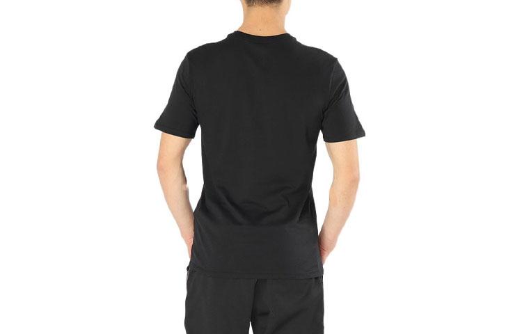 Jordan T Shirts Men's Black Crew Neck Moderate Straight Fit 939619-010