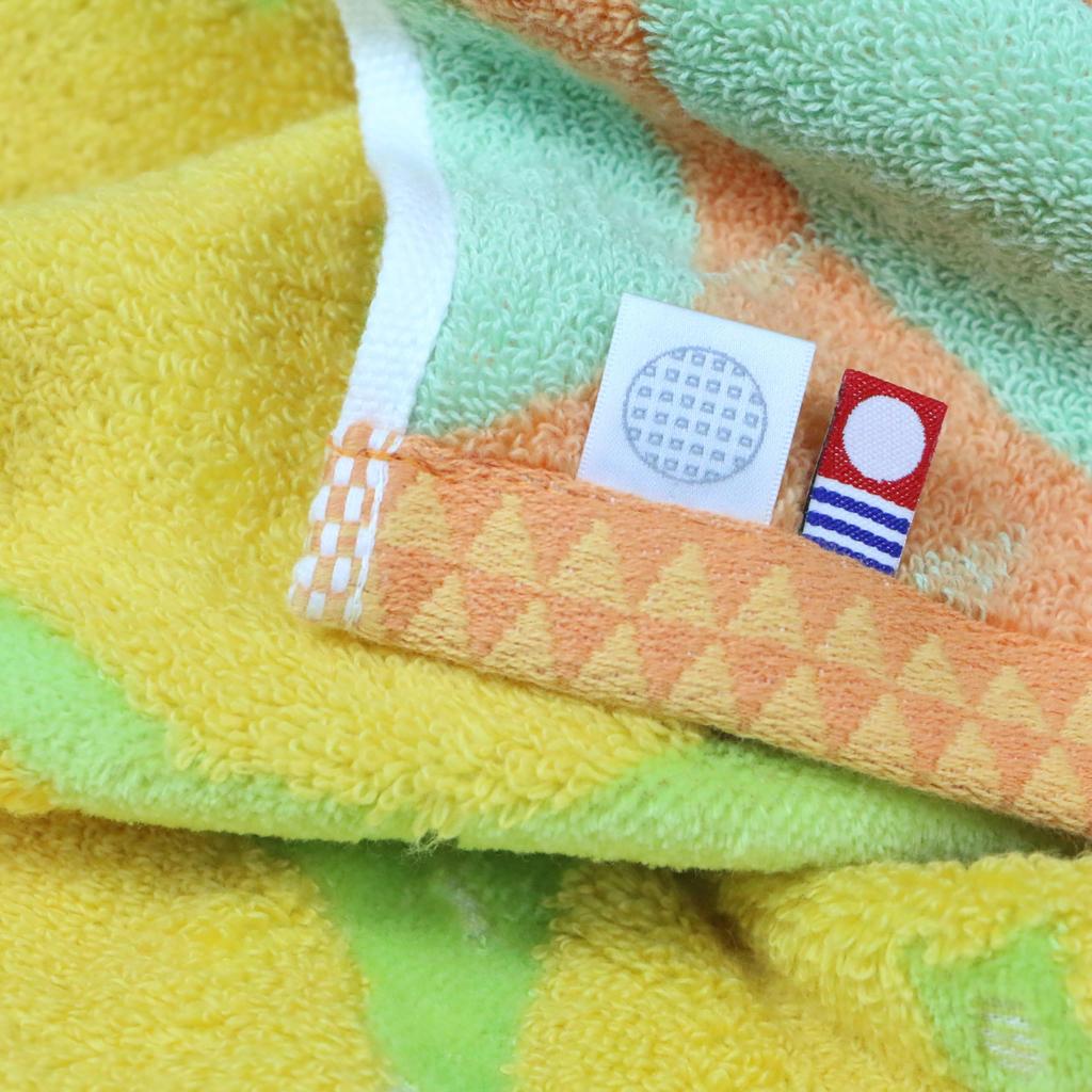 Imabari Towel Iori Bath Highly Absorbent "iyokan" Towel, Fluffy, Soft, (Yellow)