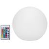 LED Ball Table Lamp 16 Colors 4 Modes USB Charging Remote Light Waterproof for Swimming Pool Yard Lawn