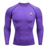 Men Compression T-Shirt  Fitness Running Sports Quick-Dry Frieren Breathable Short Sleeves Stretchy Fabric for Summer Workouts