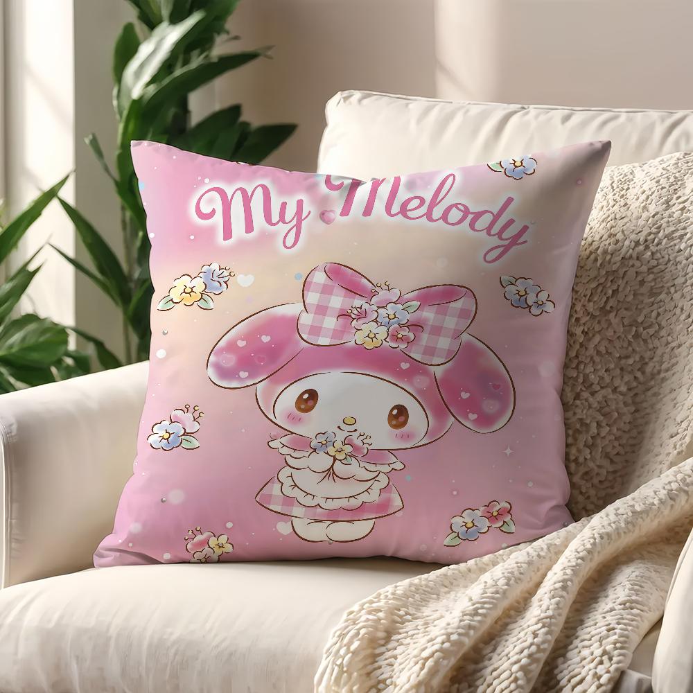 Cute MMelodyS cushion cover For Pillow Printing Sofa Decoration Home Car Room Coffee Shop Office Nordic Simplicity