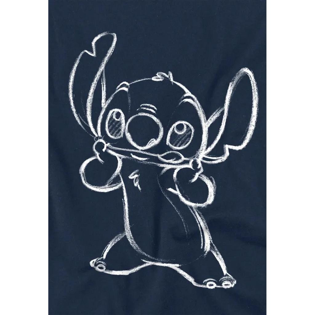 Lilo & Stitch Unisex Erwachsenen Skizzen-T-Shirt