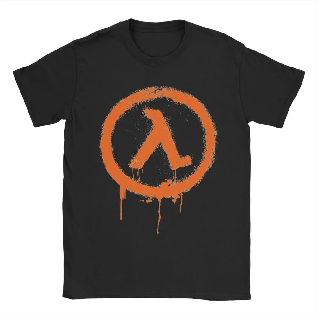 Classic Shooting Game HalfLife Printed TShirt Unisex Harajuku Streetwear Loose Pure Cotton New Summer Women And Unisex Tshirt